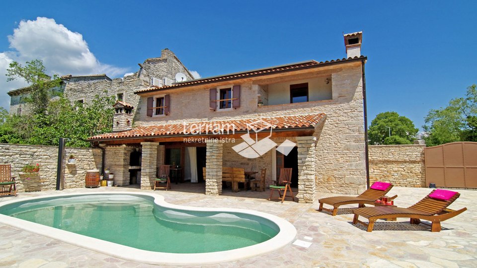 Istra, Barban, kamena renovirana vila, 150m2 s bazenom, #prodaja
