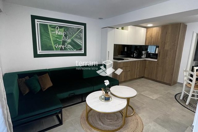 Istria, Fažana, apartment 42m2, 1 bedroom + living room, ground floor, furnished, near the sea!! #sale