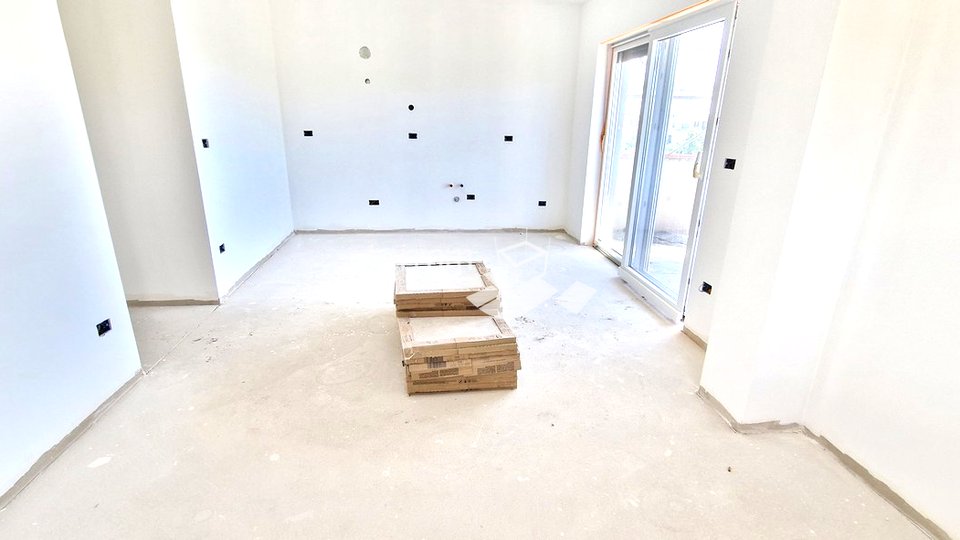 Istria, Medulin, apartment on the 2st floor, 62.96m2, 2 bedrooms, 2 bathrooms, NEW!! Sale