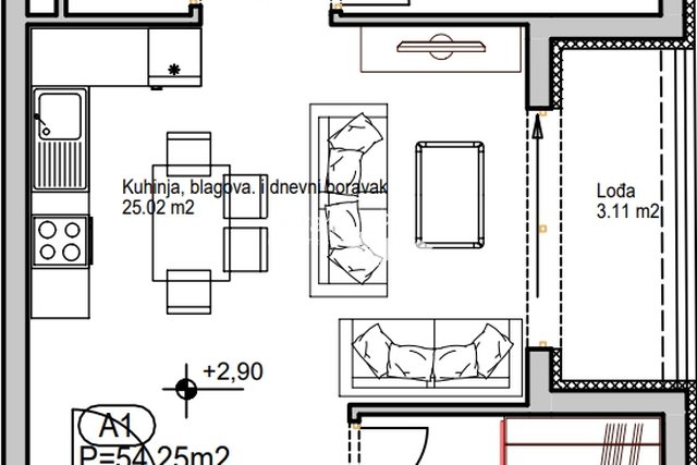 Istrien, Pula, Zentrum, Wohnung 54,79m2, Neubau #zu verkaufen