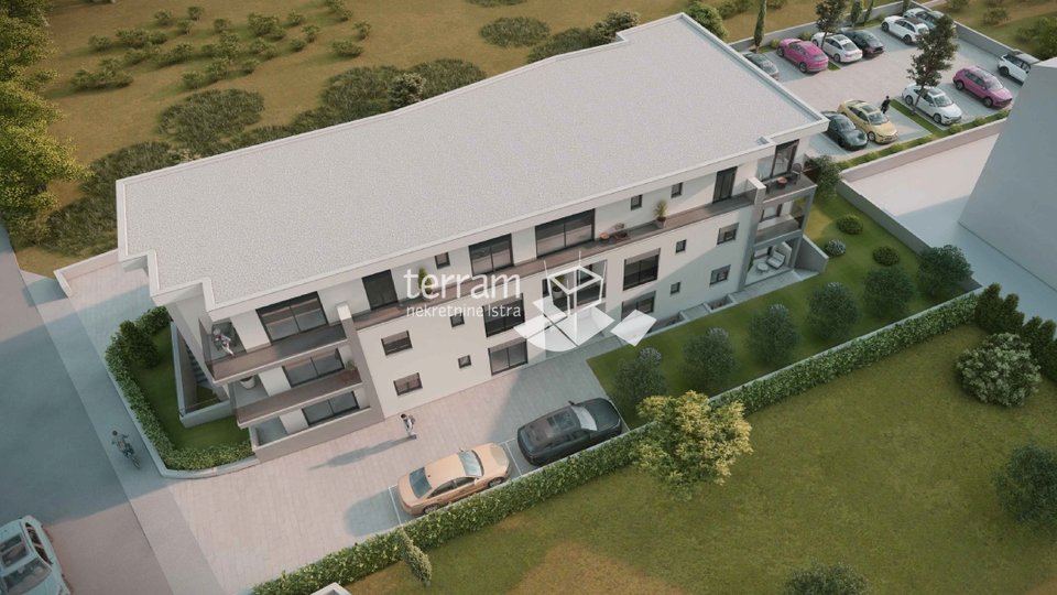 Istria, Štinjan, apartment on the ground floor, 51.90m2, 1BR+DB, 600m from the sea, LIFT, garden, NEW!! #sale