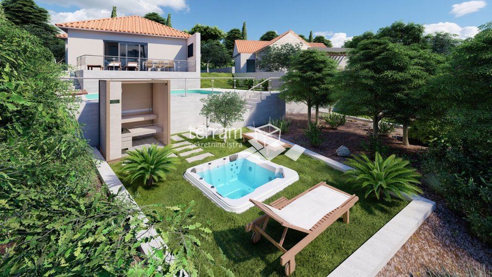 Istria, Žminj, house 105m2 with pool, garden 620m2, #sale