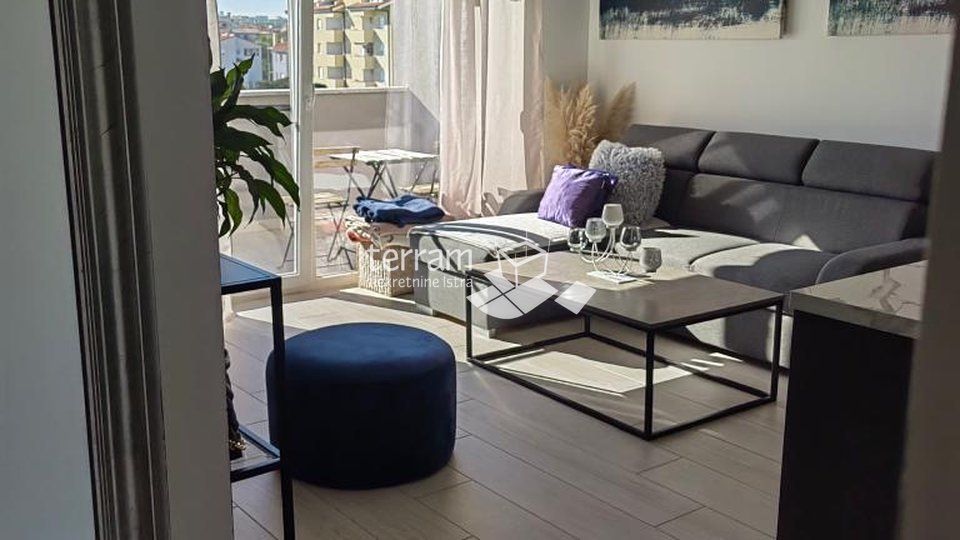 Istria, Pula, Monvidal, 48.55m2, 1BR+DB, 5th floor, furnished!! #sale
