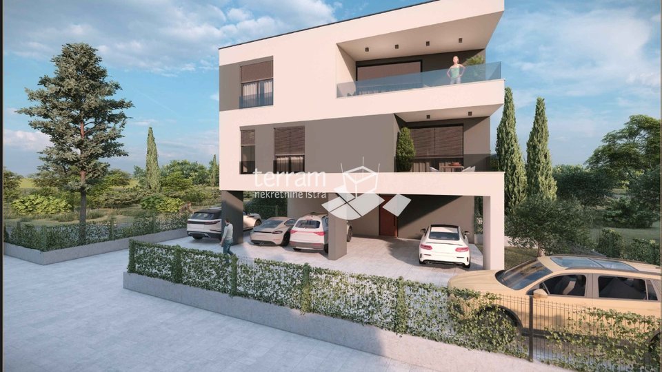 Istria, Pula, Veli vrh, ground floor apartment 67.42m2, 2 bedrooms, garden, parking, NEW!! #sale