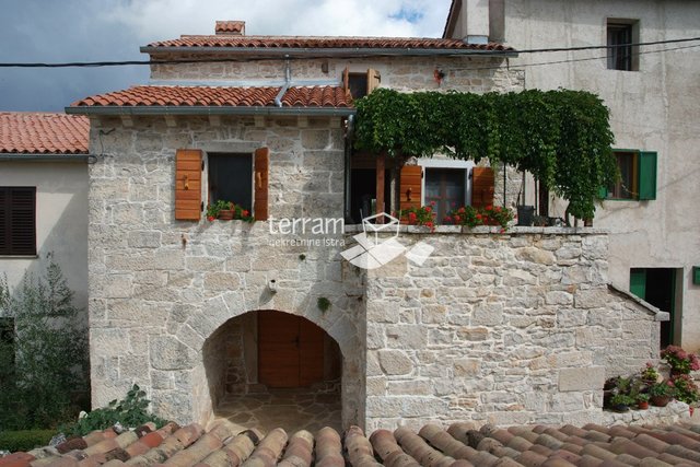 Istra, Žminj, Istarska renovirana kamena kuća 135m2, okućnica 497m2  #prodaja