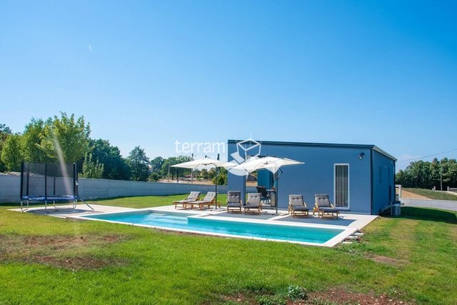 Istria, Žminj, detached house 100m2, garden 860m2, swimming pool, furnished!! #sale