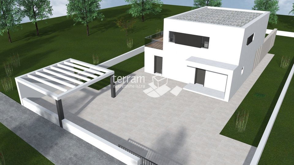 Istria, Ližnjan, building plot 827m2 with building permit #sale