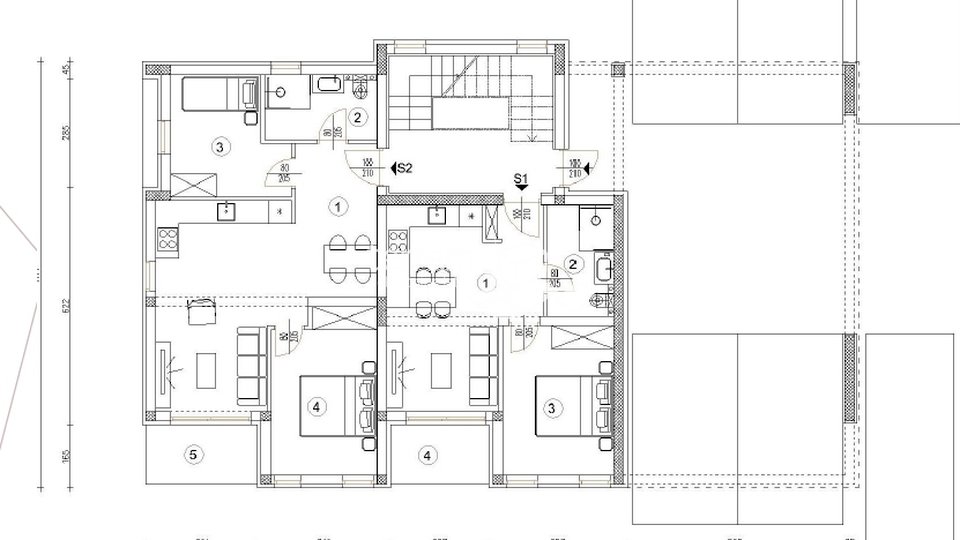 Istrien, Pula, Umgebung, Wohnung 42,82 m2, 1 Schlafzimmer + Badezimmer, Garten, Parkplatz, NEU!! #Verkauf