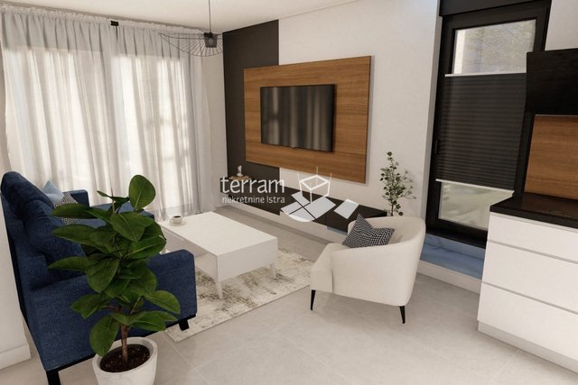 Istria, Pula, surroundings, apartment 1st floor, 57.38 m2, 2 bedrooms, furnished, NEW!! #sale