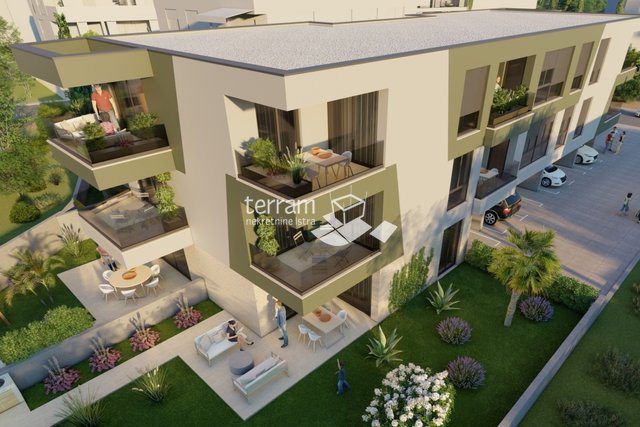 Istria, Medulin, first floor apartment 54,42 m2, 1 bedroom + living room, near the sea!! NEW!! #sale