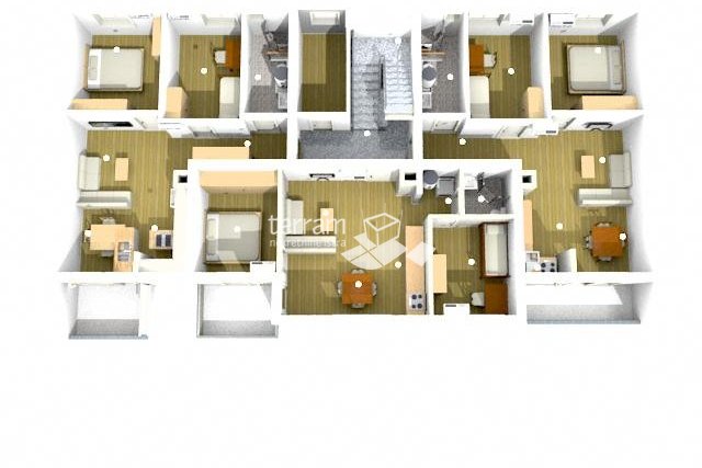 Istria, Pula, Monvidal, apartment 1st floor 58,74m2, 2SS+DB, NEW BUILDING #sale