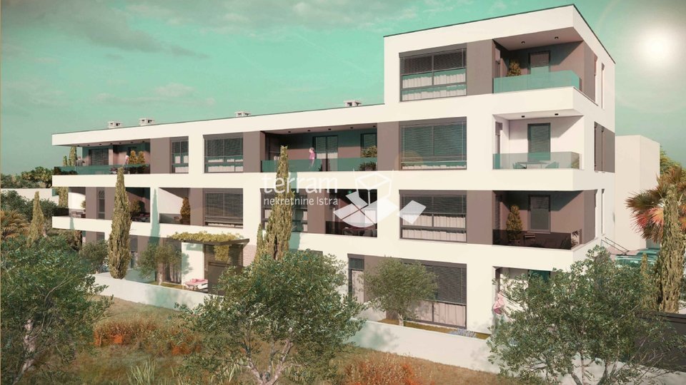 Istria, Pula, Štinjan, apartment 57.50m2, 2 bedrooms, 3st floor, sea view, NEW!! #sale