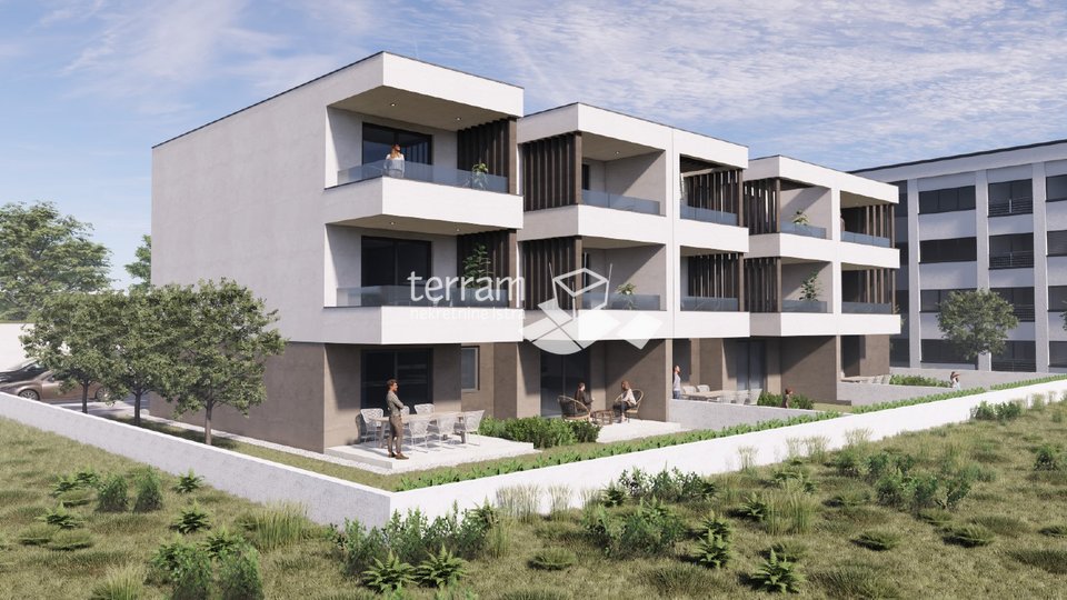 Istria, Pula, Valdebek, ground floor 89,29 m2, 3SS+DB, garden 145m2 NEW #sale