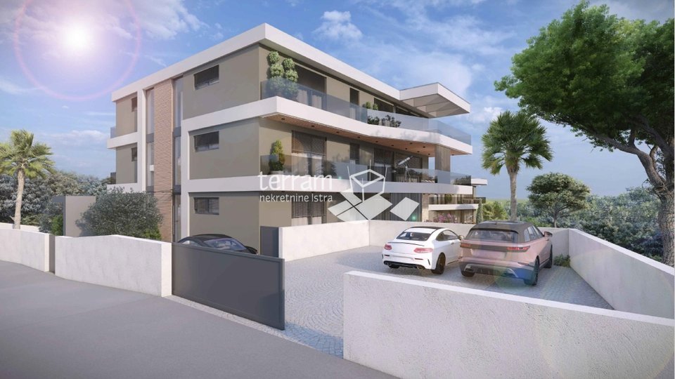 Istria, Medulin, Pješčana uvala, apartment 115.33 m2, 3 bedrooms, 1st floor, LIFT, near the sea, NEW!! #sale