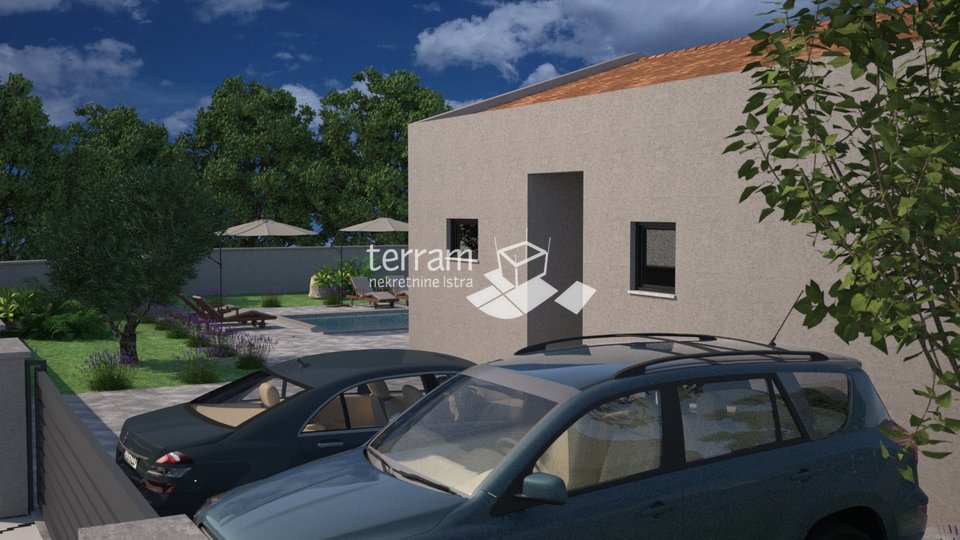 Istria, Svetvinčenat, building plot 513m2, with building permit #sale