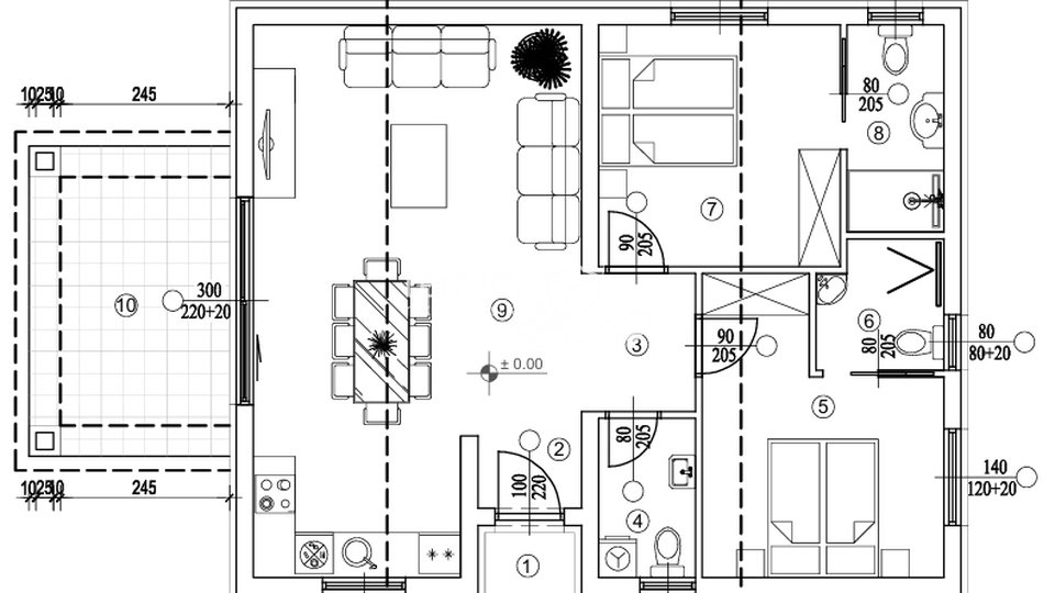 Istria, Svetvinčenat, building plot 513m2, with building permit #sale