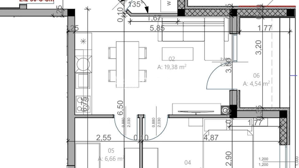 Istria, Pula, Monvidal, apartment 61.42m2, 2SS+DB, NEW #sale