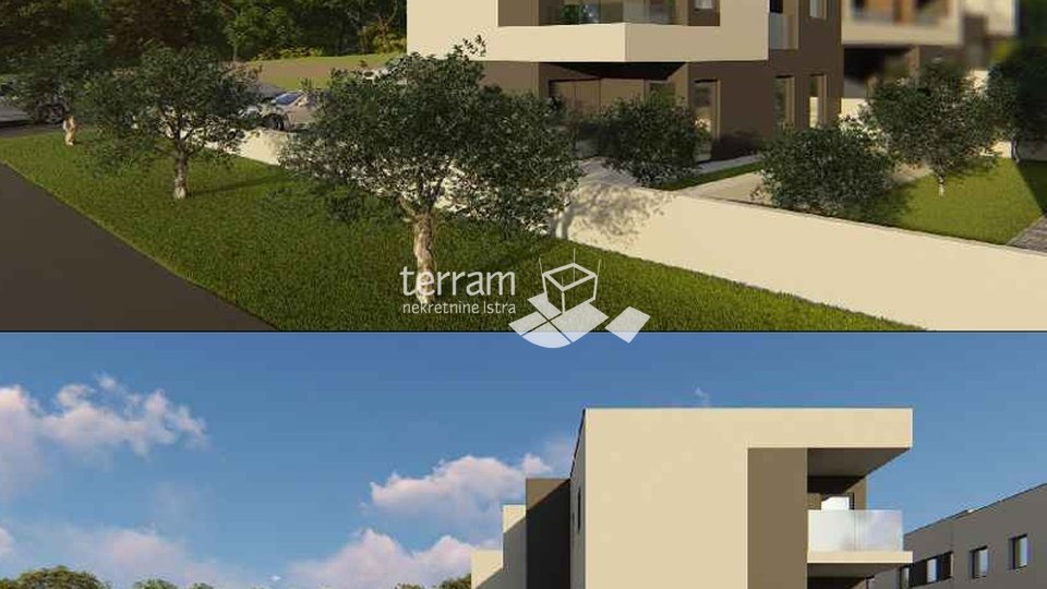 Istra, Pula, prizemlje 77m2, 2SS+DB, vrt 80m2 NOVO  #prodaja