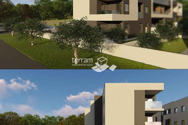 Istria, Pula, ground floor 55,90m2, 1SS+DB, garden 52m2 NEW #sale