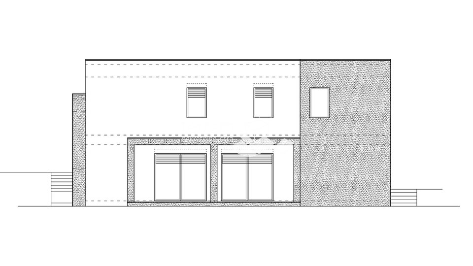 Istrien, Medulin, Vintijan, Baugrundstück 700m2, mit Baugenehmigung #verkauf