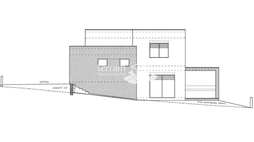 Istra, Medulin, Vintijan, građevinsko zemljište 700m2, s građevinskom dozvolom   #prodaja