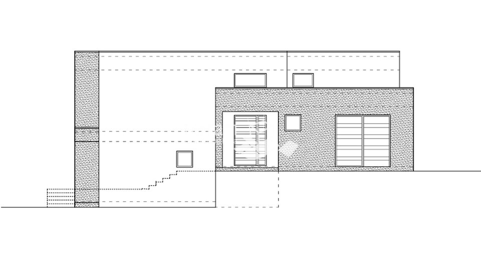 Istrien, Medulin, Vintijan, Baugrundstück 700m2, mit Baugenehmigung #verkauf