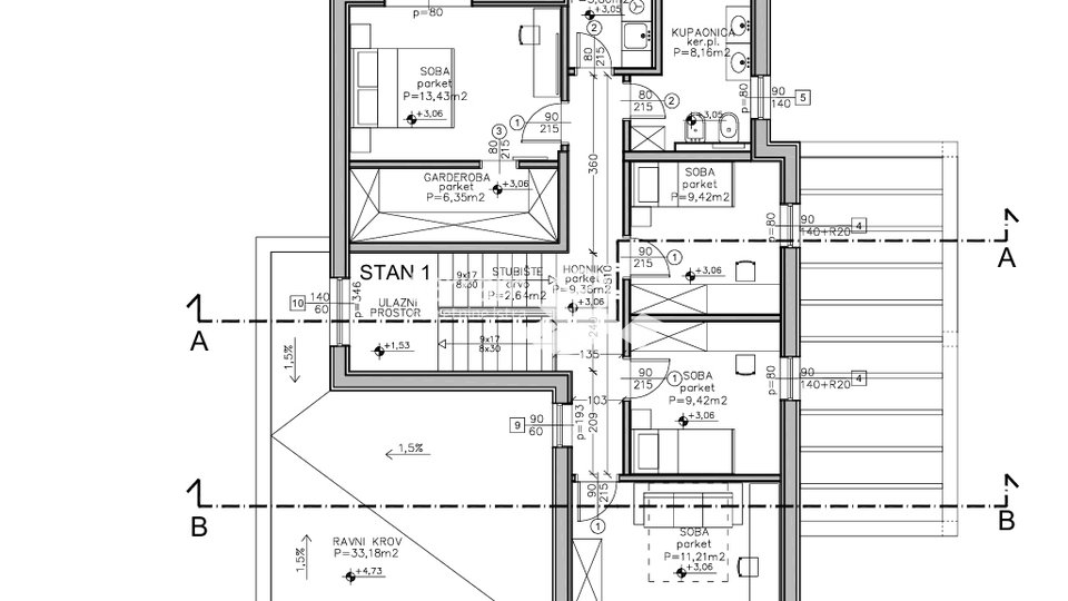 Istrien, Medulin, Vintijan, Baugrundstück 700m2, mit Baugenehmigung #verkauf