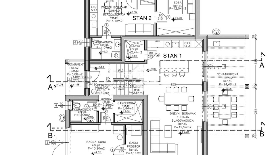 Istrien, Medulin, Vintijan, Baugrundstück 700m2, mit Baugenehmigung #verkauf