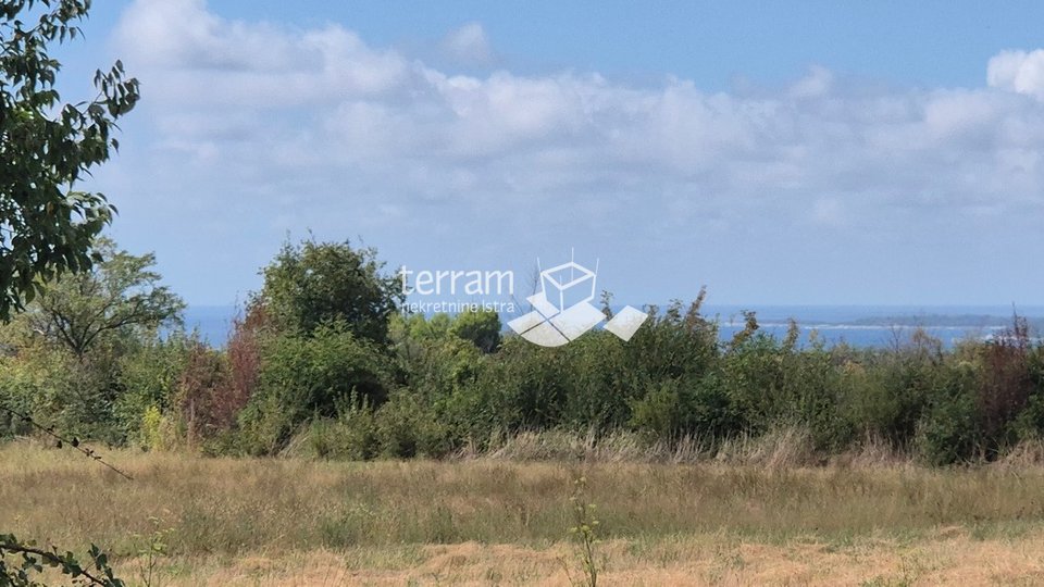 Istria, Vodnjan, Galižana, building plot 985m2 with sea view #sale