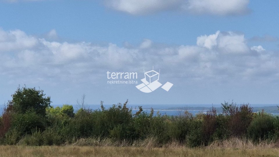 Istria, Vodnjan, Galižana, building plot 985m2 with sea view #sale