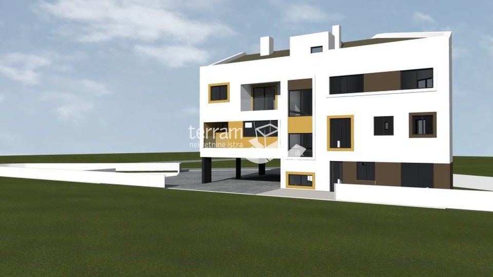 Istria, Pula, Šijana, two-story apartment 108m2, 3SS+DB, swimming pool, garden 87m2 # sale