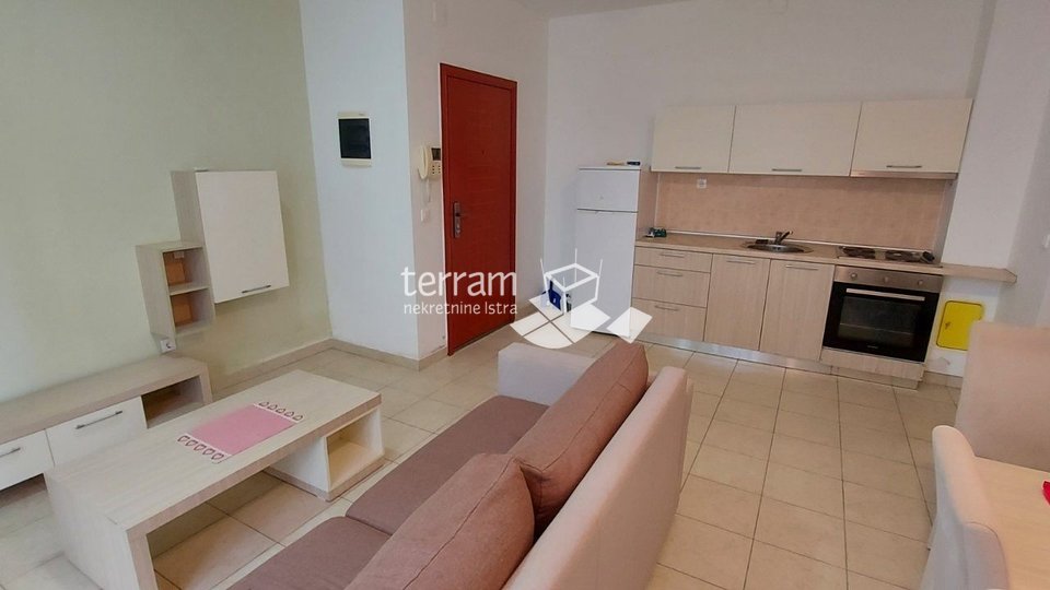 Istria, Pula, Valdebek, apartment 54.26 m2, ground floor, 1 bedroom, parking, garden, furnished !!