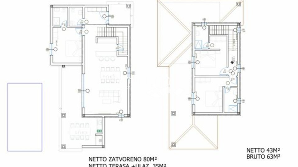 Istra, Pula, Monte Turco, građevinsko zemljište 680m2 s građevinskom dozvolom, #prodaja