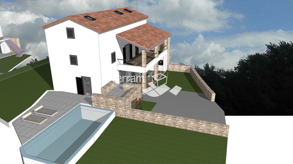 Istria, Kanfanar stone house for renovation