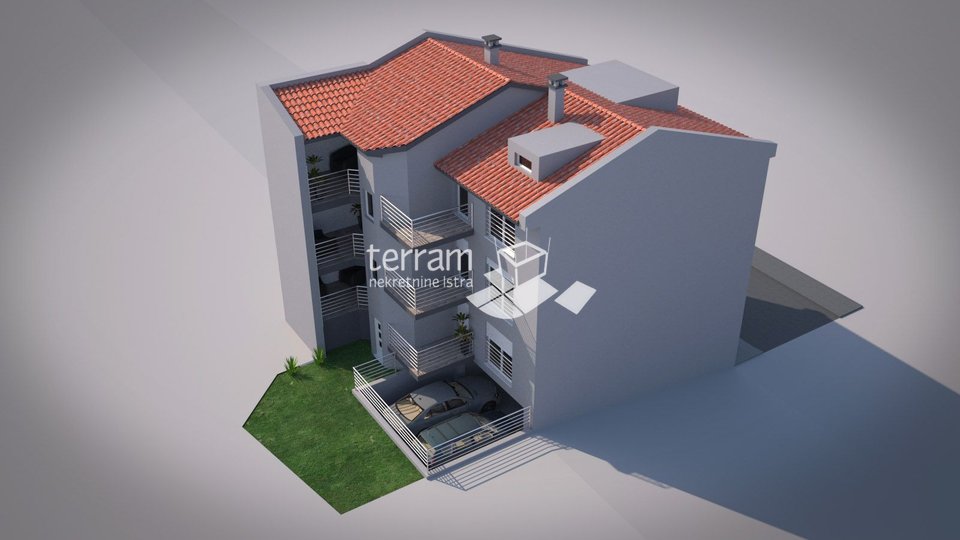 Istria, Pula, Veruda, apartment 62m2, III. floor, 2SS, parking, NEW !!