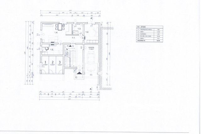 Istrien, Pula, Valdebek Wohnung mit zwei Schlafzimmern 61m2 mit Garten 80m2