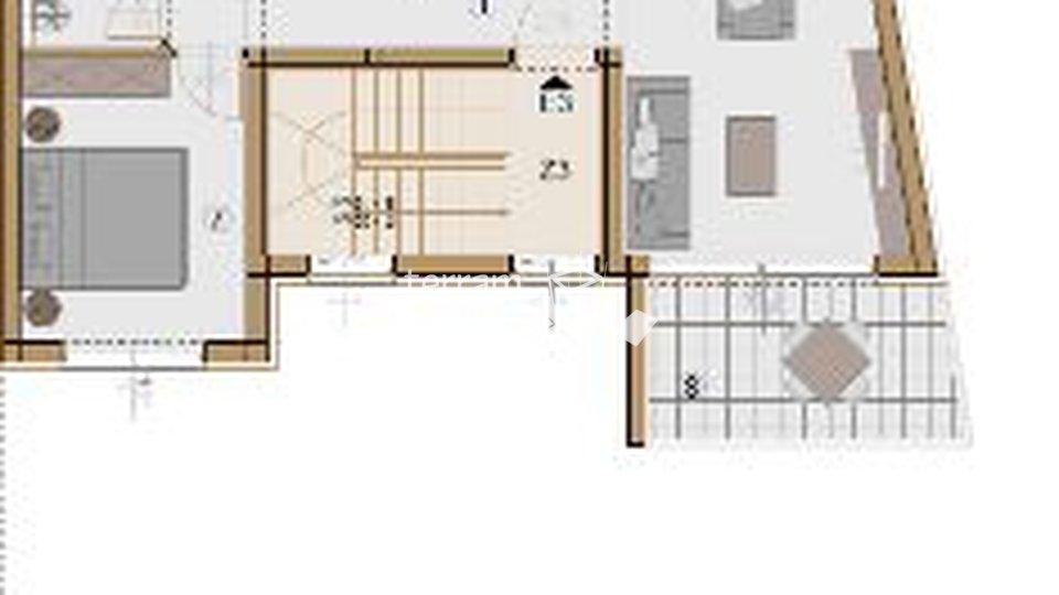 Istria, Medulin, II. floor, apartment 81.87 m2, 3 bedrooms, SEA VIEW, NEW !!!