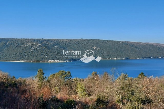 Istra, Labin, Trget attractive building plot 7645 m2 with open sea view