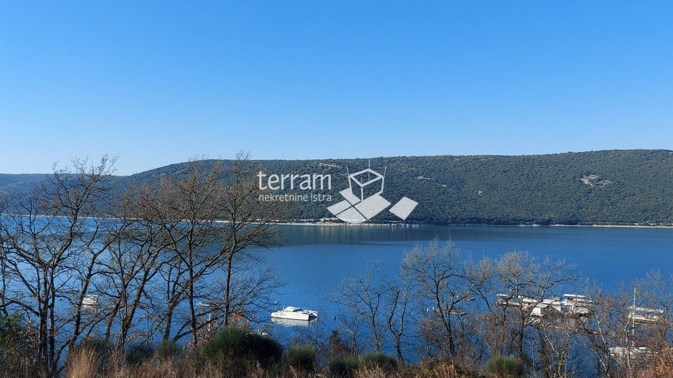 Istra, Labin, Trget atraktivno građevinsko zemljište 7645 m2 s otvorenim pogledom na more