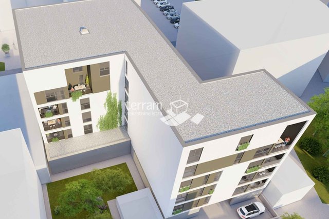 Istria, Pula, center apartment new building third floor 89.28 m2 three bedrooms