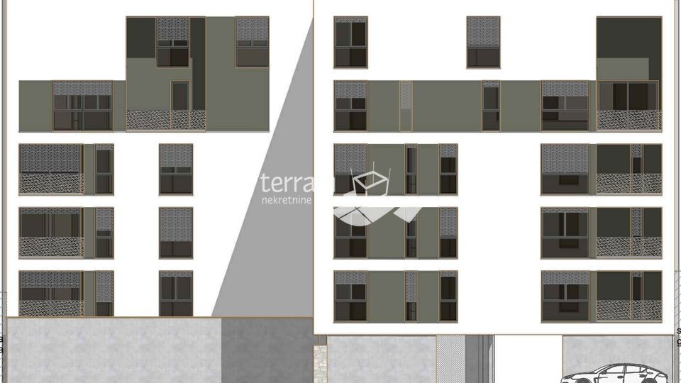 Istrien, Pula, Zentrum, Duplex-Penthouse 127,92 m2, vier Schlafzimmer NEUBAU