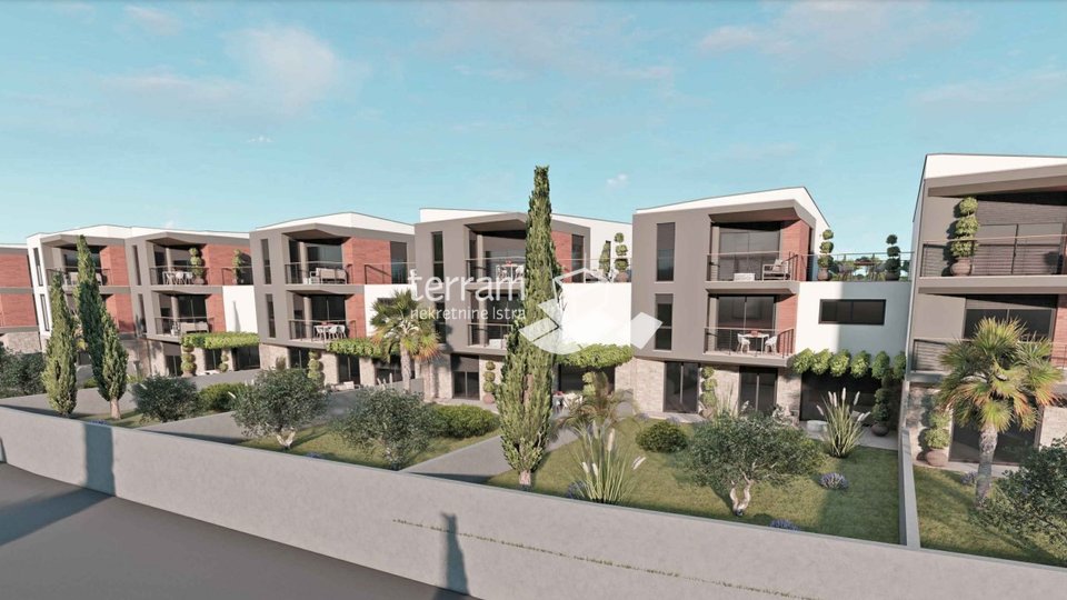 Istria, Medulin, 1st floor, 2 bedrooms, 71.83 m2, garage, close to the sea, NEW !!