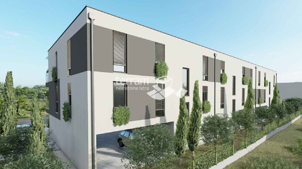Istria, Pula, Veli vrh, apartment 58.41 m2, 2 bedrooms, 1st floor, parking, NEW !!