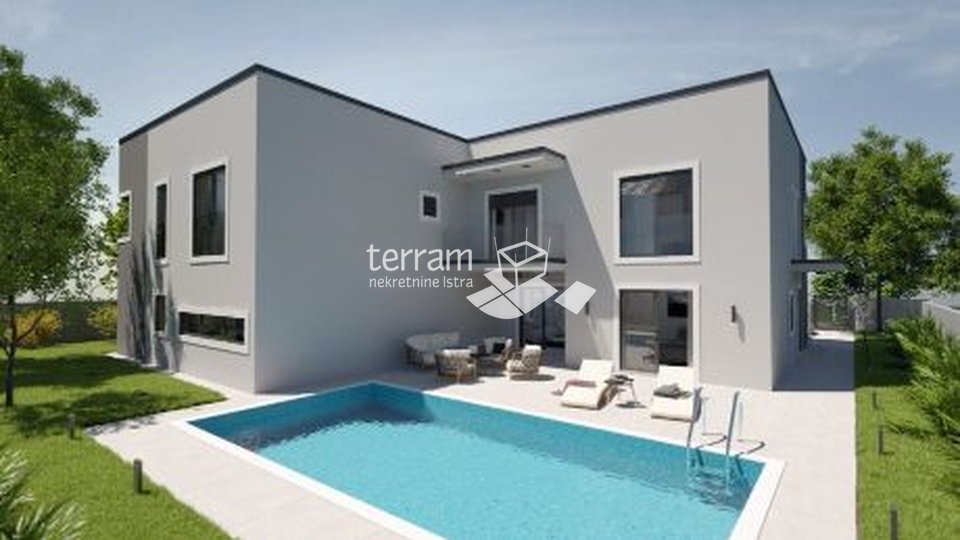 Istria, Krnica, house 158m2 with pool, 4 bedrooms + living room, sea view !!!