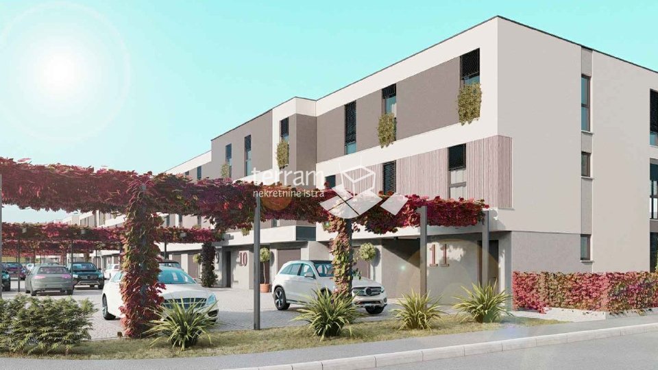 Istria, Pula, wider center, new building, ground floor, 79.15 m2, 2 bedrooms, garden, garage, NEW!!!!