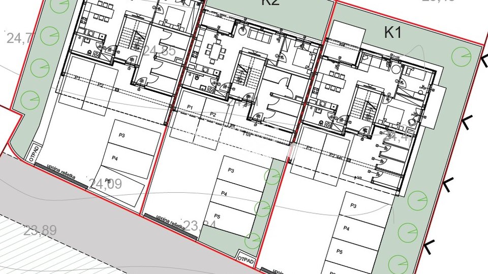 Istra, Pula, okolica, 2SS+DB, I. kat. 59,60m2, parking! Prodaja
