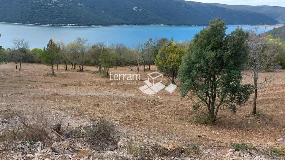 Istria, Labin, Trget building plot 1620m2 with direct sea view for sale