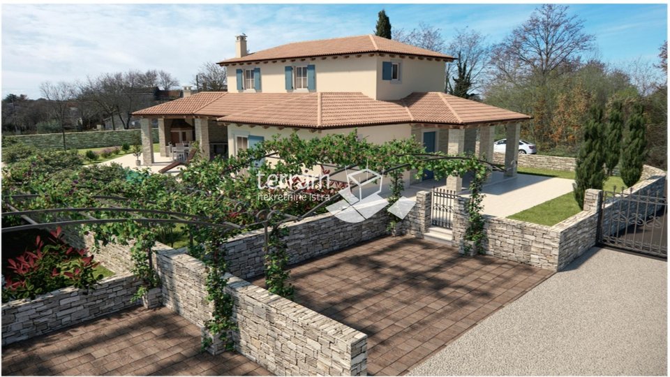 Istrien, Žminj, Villa 166m2 mit Pool und Garten 774m2