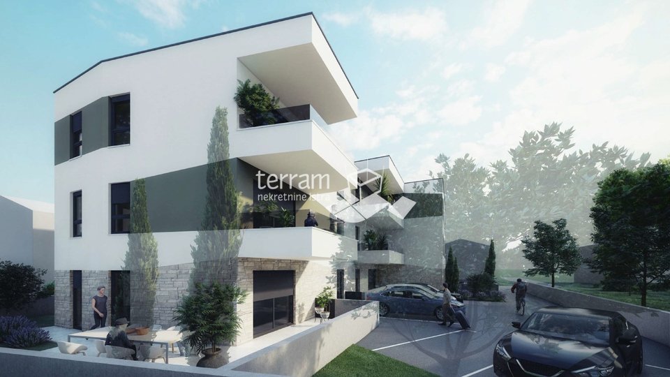 Istria, Medulin, apartment 1st floor 63.47m2, 2 bedrooms + bathroom, parking! NEW!! Sale