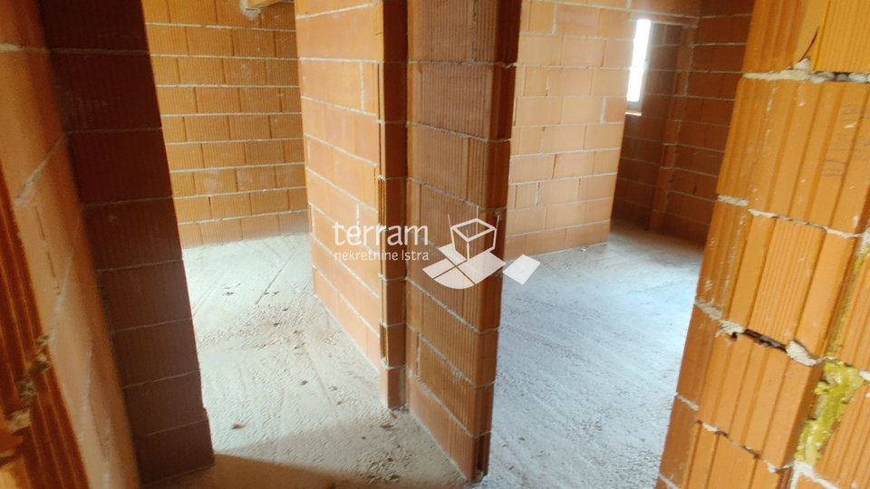 Istria, Barban, detached house under construction 163.81 m2 with swimming pool, for sale